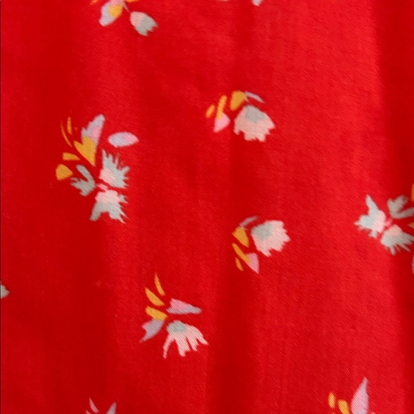 Free People Red Floral 2pc top and Maxi Skirt - Picture 9 of 16